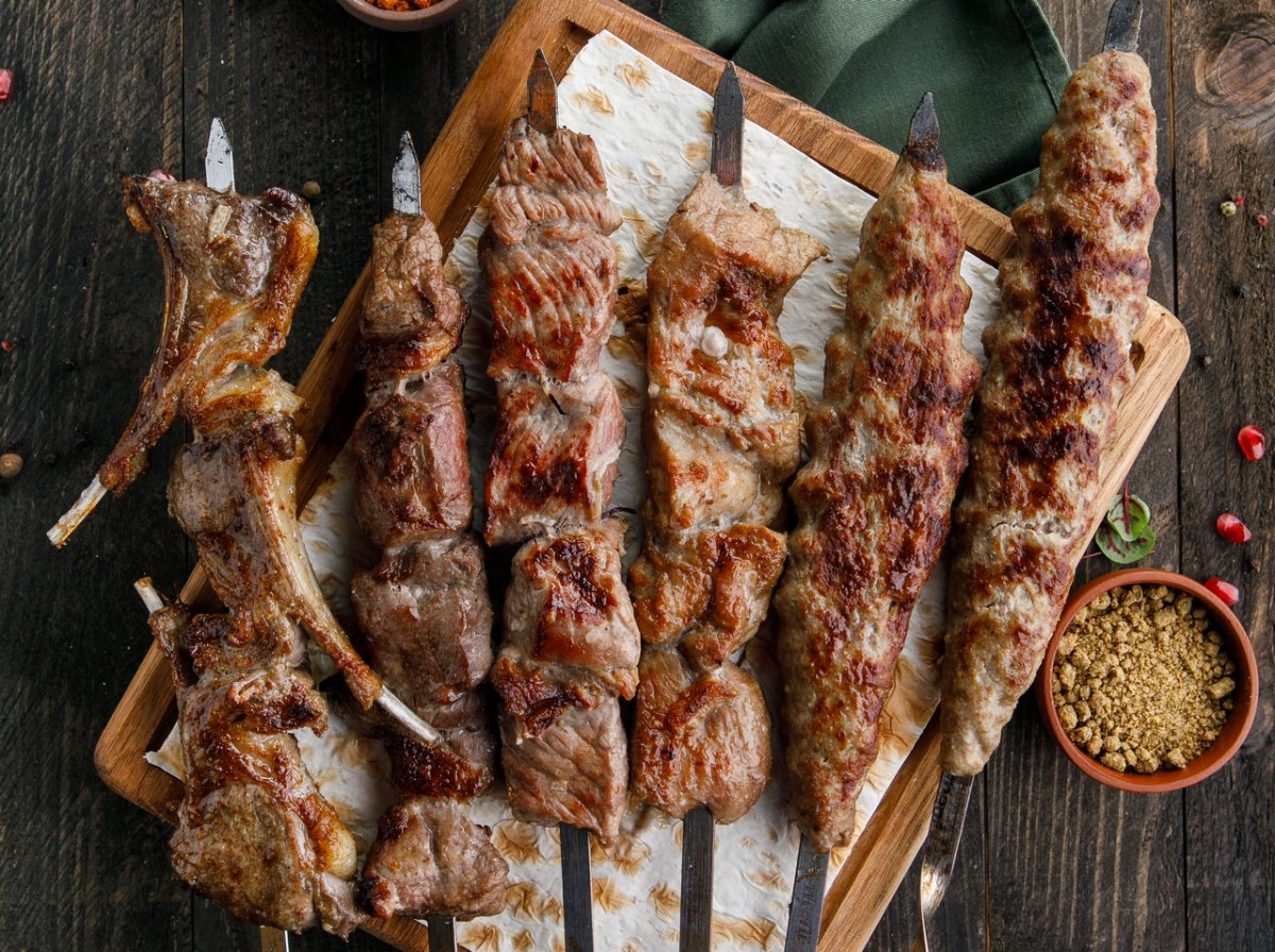Шашлык из свиной шеи