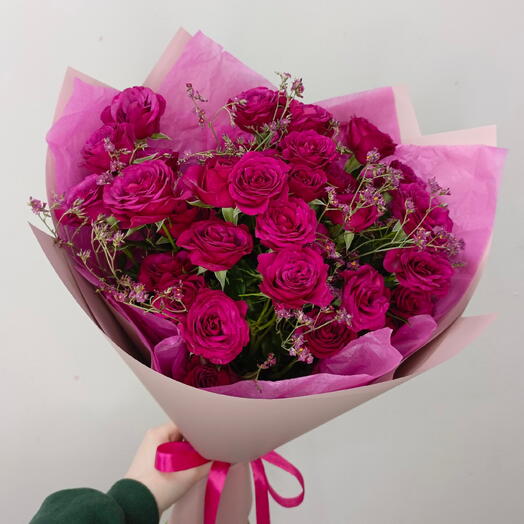 Букет из кустовых роз Шайен