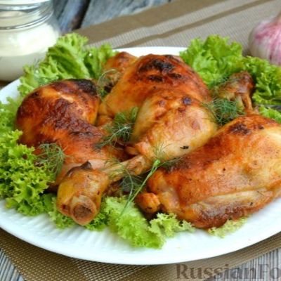 Окорок куриный запеченный в специях