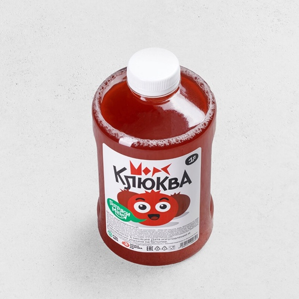 Морс клюквенный 1л