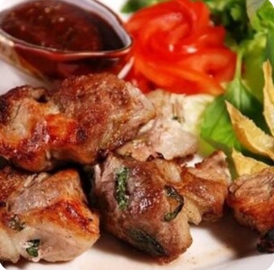 Шашлык из свиной шеи