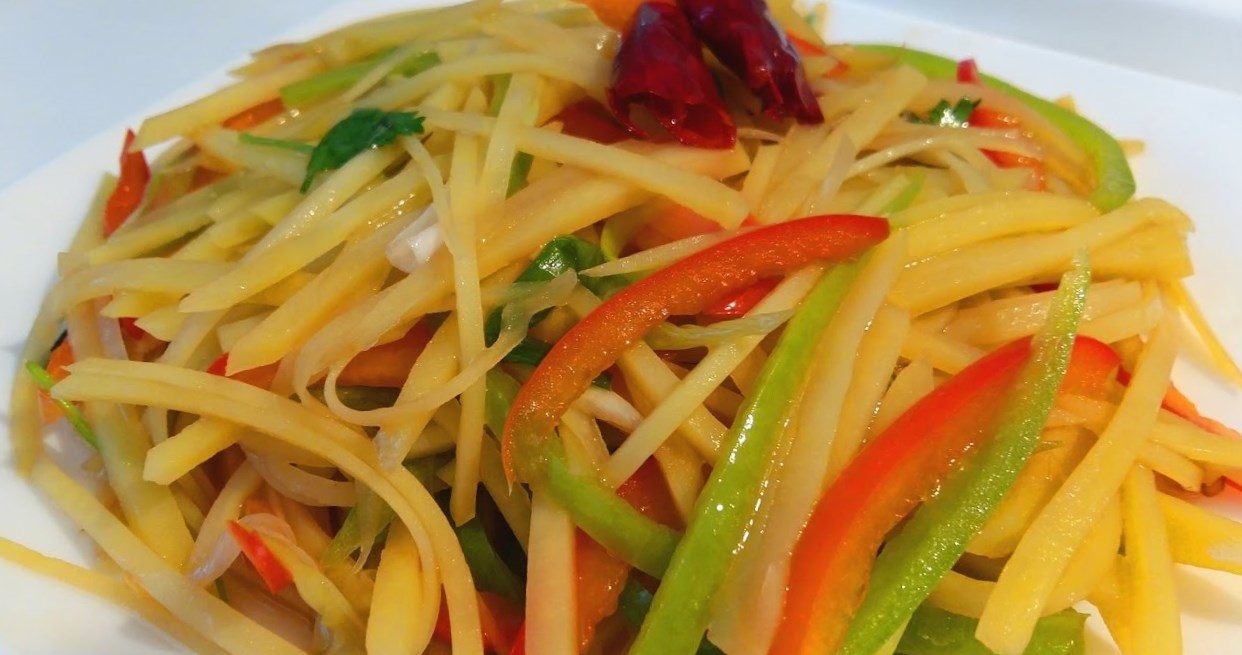 №9. Салат "Картофель соломкой"