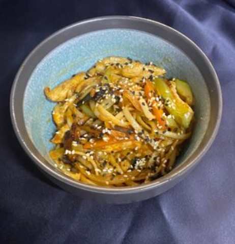Лапша с курицей