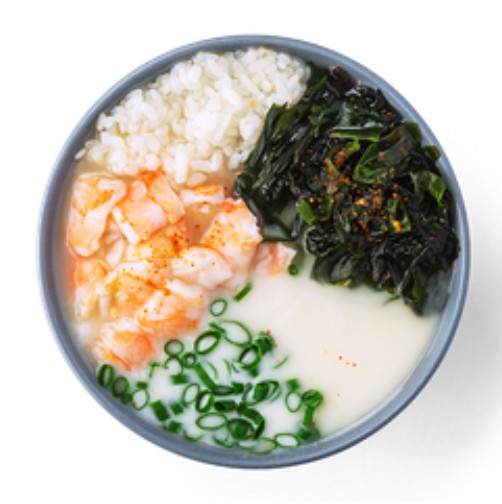 Сливочный суп с креветками