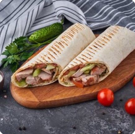 Шаверма XXL с шашлыком из свинины