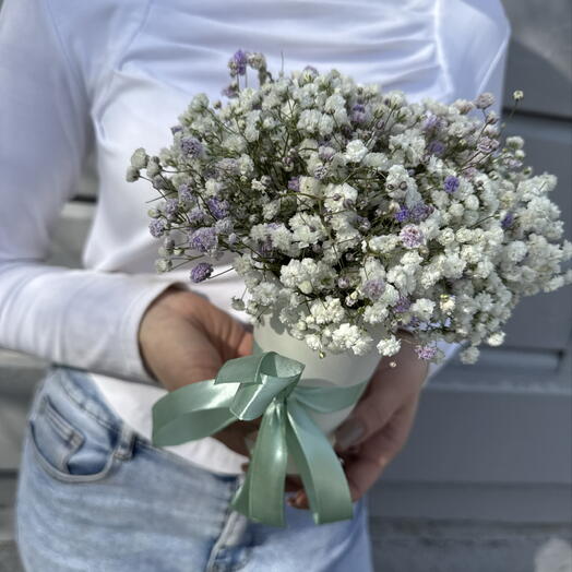 Стакан комплимент из стойких гипсофил