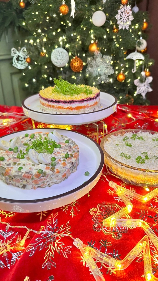 Сет салатов Новогодний