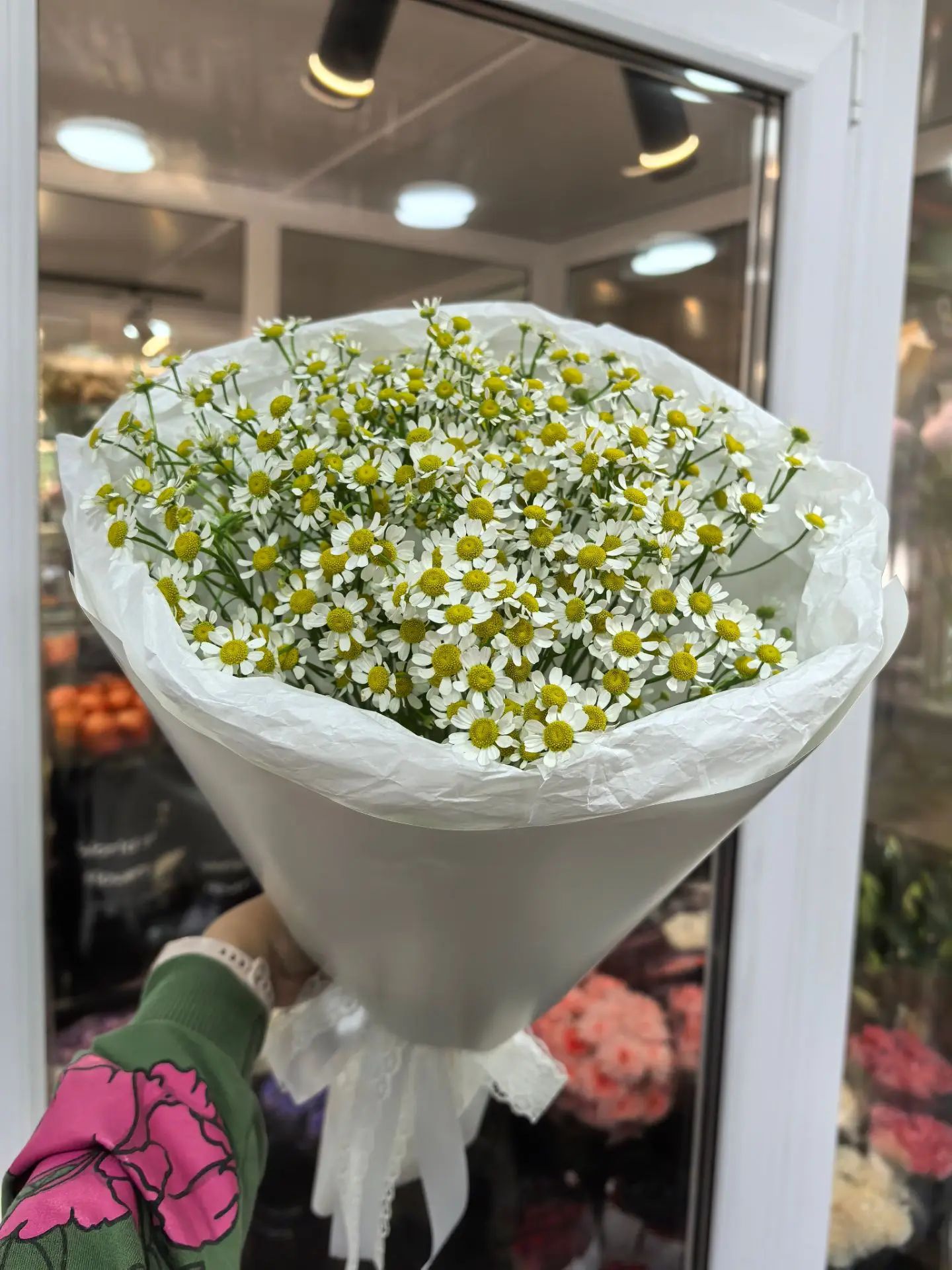 Букет из ароматных ромашек