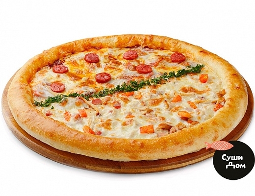 Пицца Мясная + Куриная