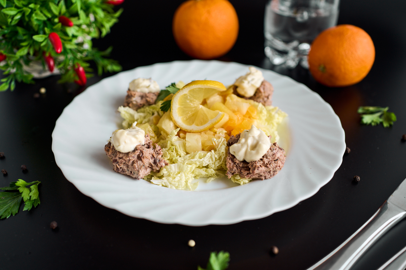 Салат с тунцом