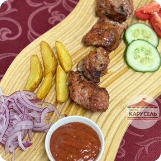 Шашлык из свиной шейки