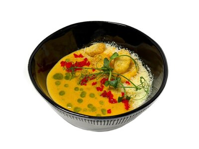 Крем-суп из лосося