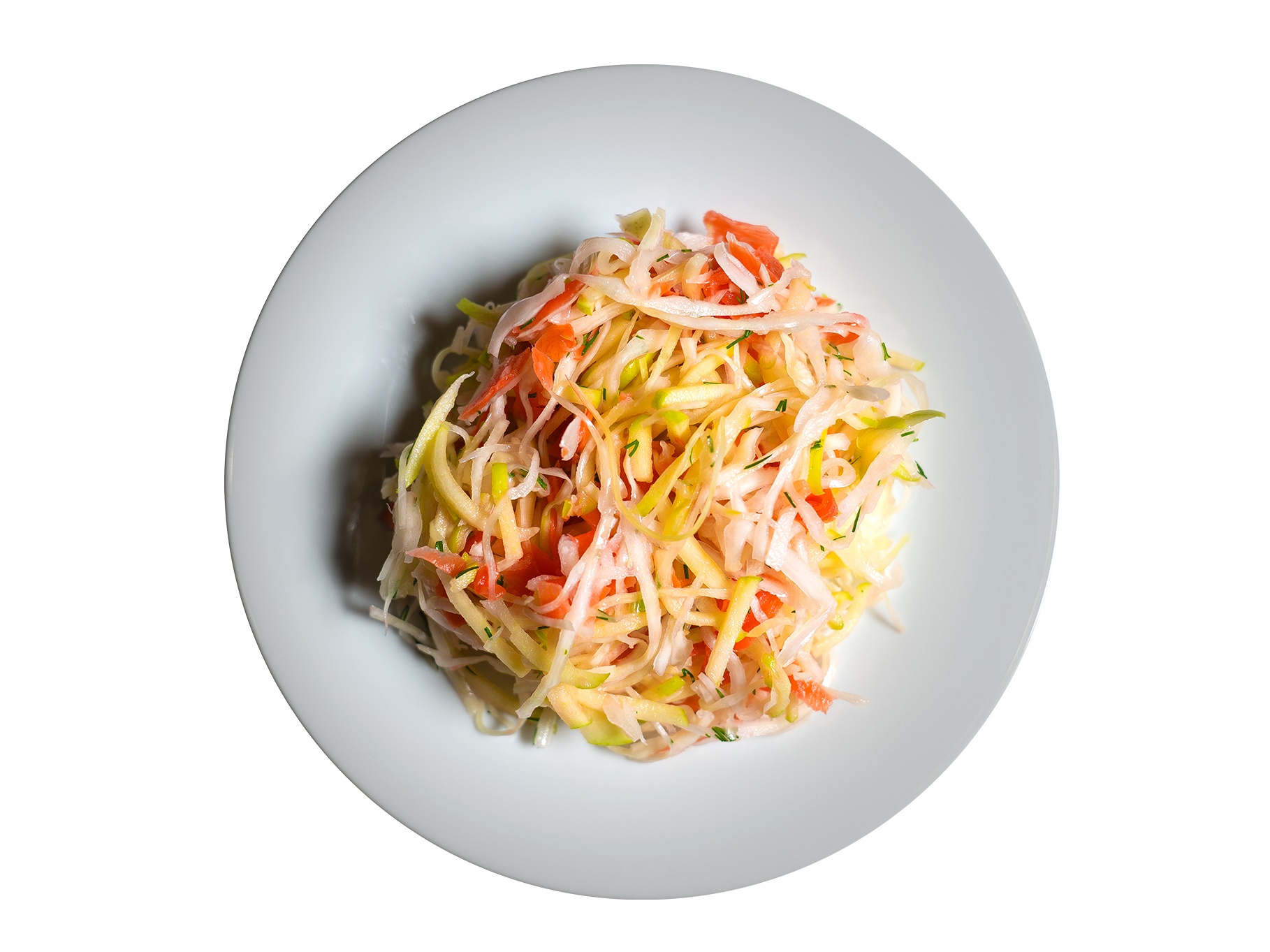 Салат из капусты с маринованным имбирем