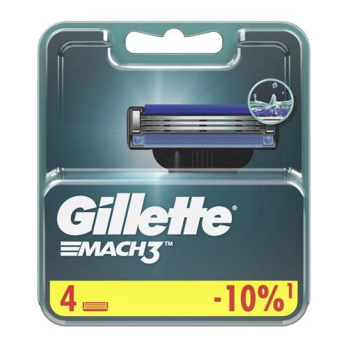 Кассеты для бритья Gillette Mach3 4шт