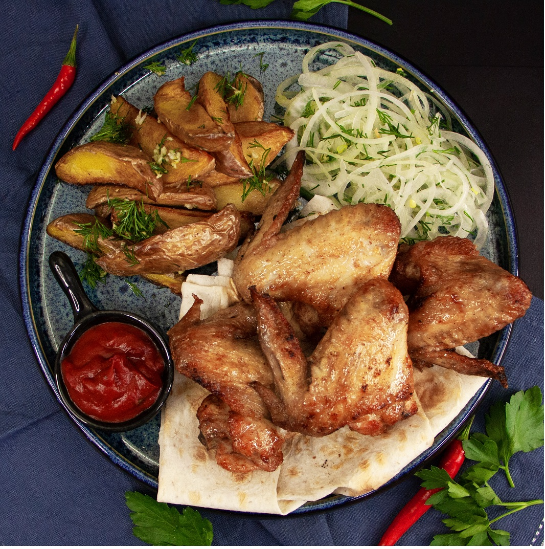 Шашлык из куриных крылышек