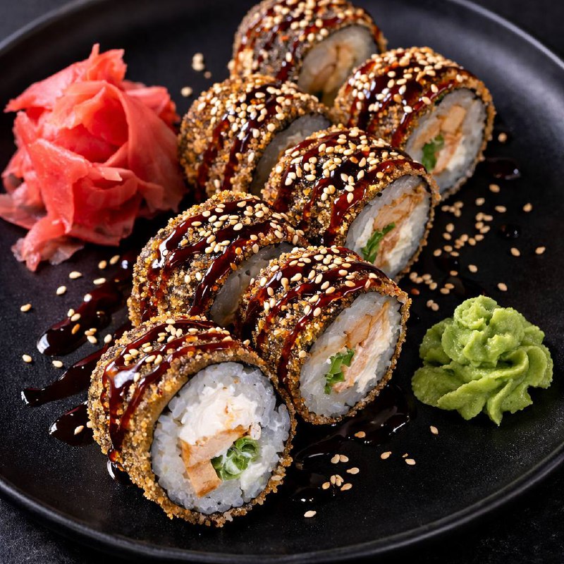 Ролл Жаренный тунец.