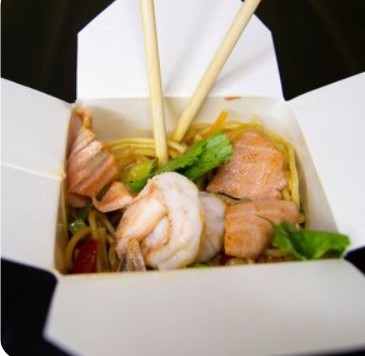 Вок Лапша с морепродуктами