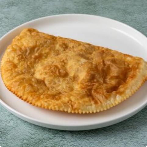 Чебуреки с сыром и лососем