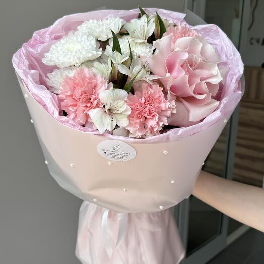 Букет с французской розой