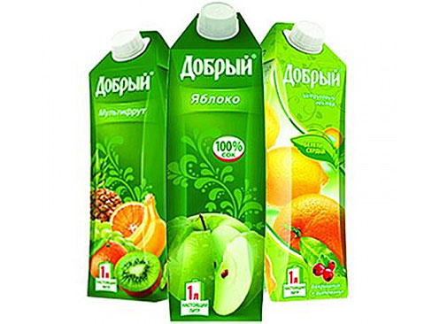 Соки в ассортименте 0.95 л