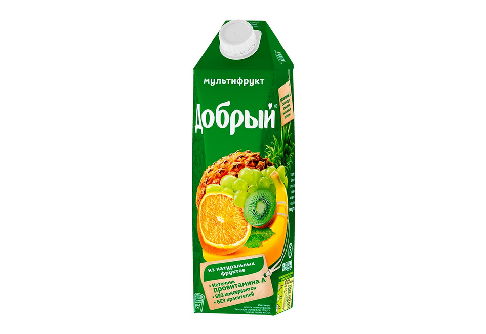 Сок "Добрый" мультифрукт 1 л