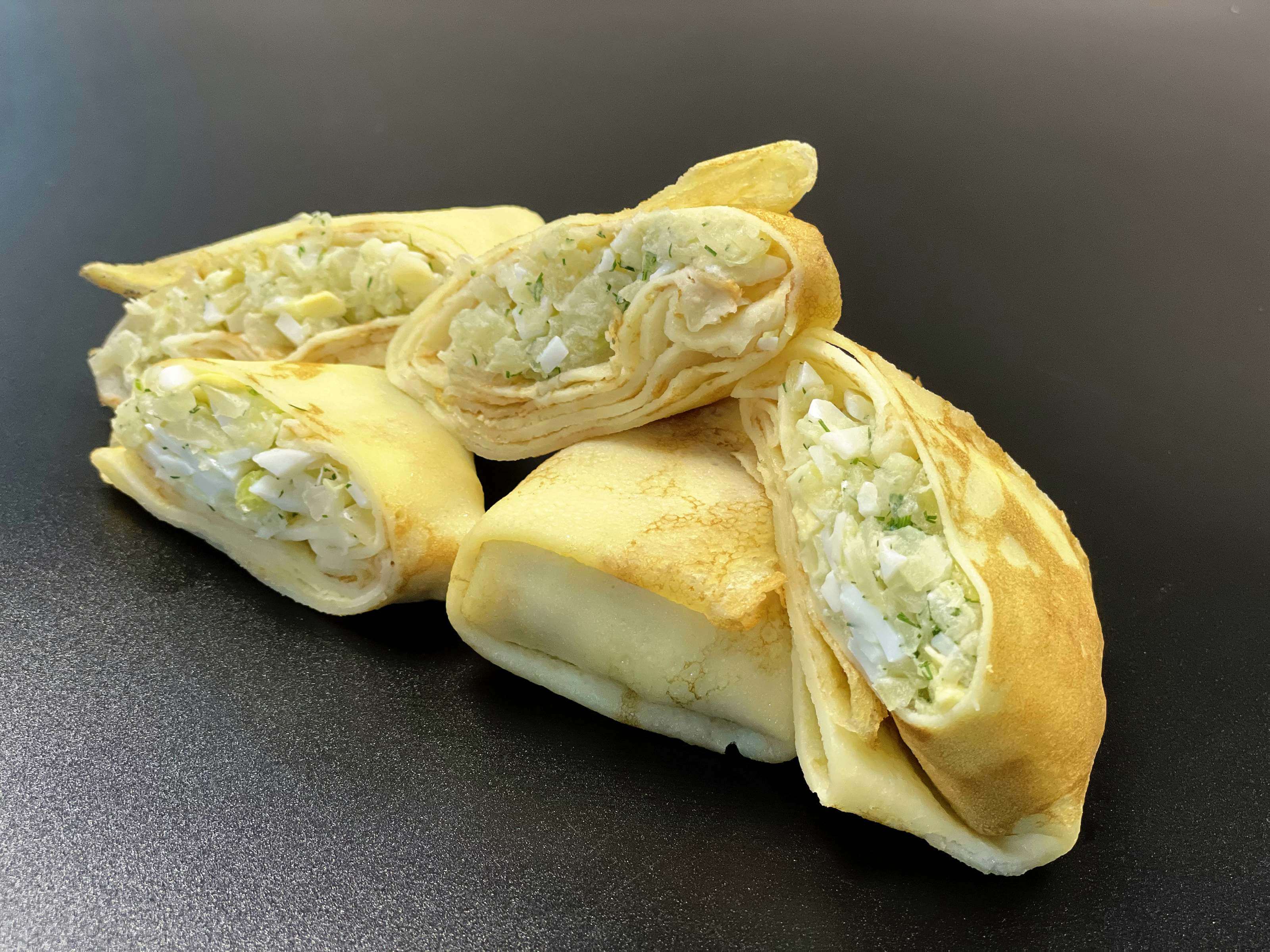 Блинчики с капустой и яйцом 6 шт.