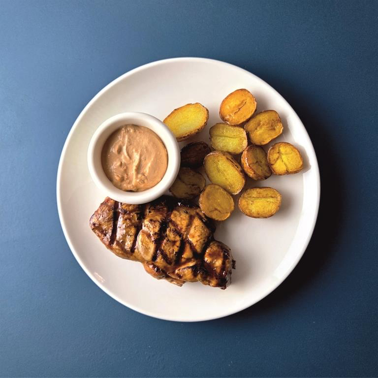 Стейк из свиной шеи