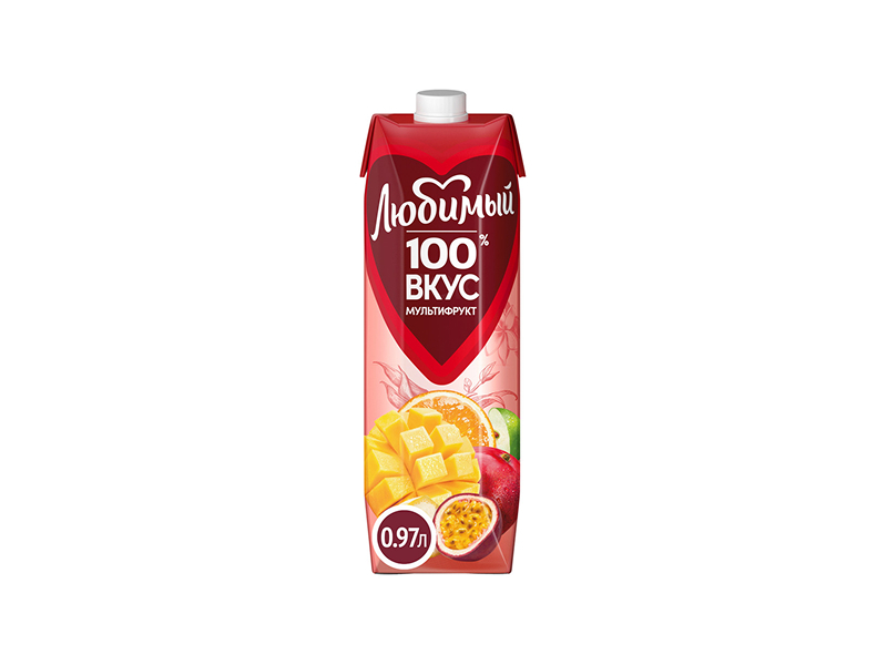 Сок Любимый Мультифрукт 0,97 л