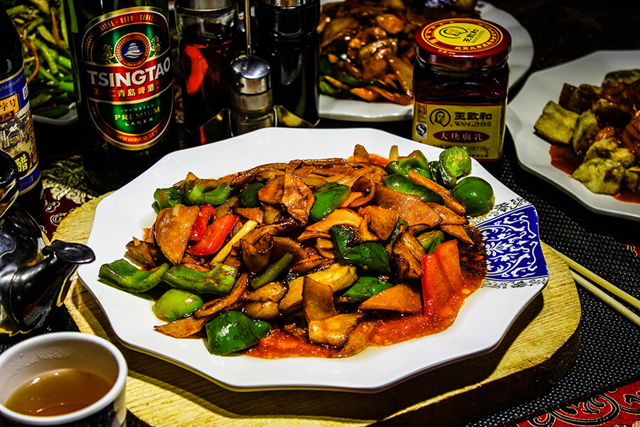 31 Свинина жареная с картофелем, овощами