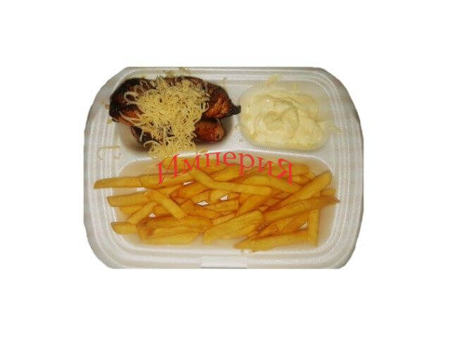 КАРТОФЕЛЬ ФРИ С КОЛБАСКАМИ
