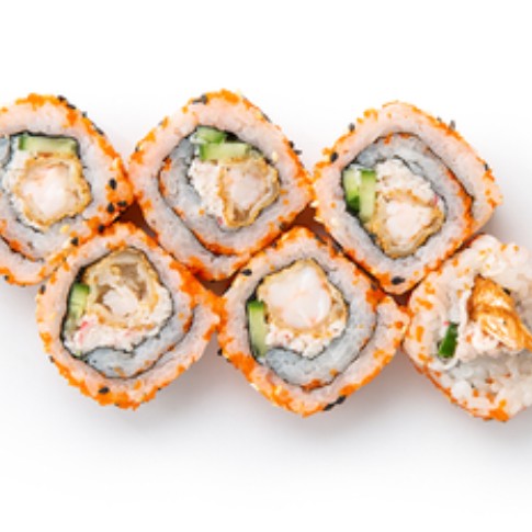 С креветкой темпура