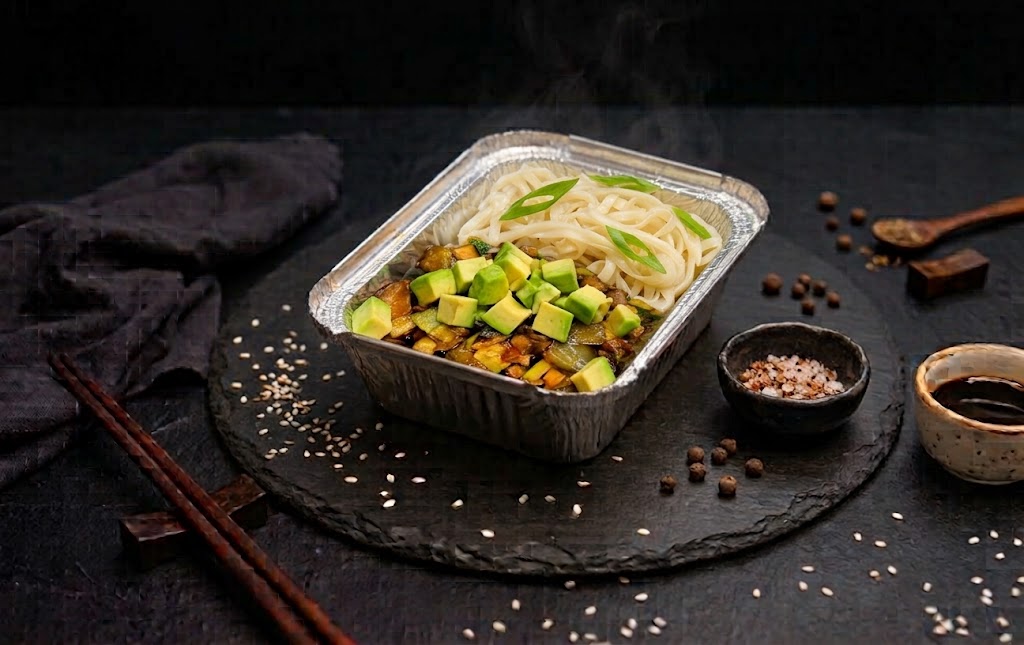 Wok с овощами (пшеничная лапша)