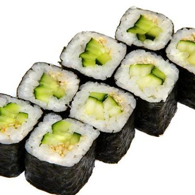 Мини-роллы с огурцом