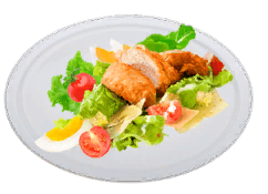 Цезарь с копченой грудкой