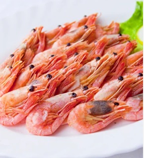 Креветки отварные