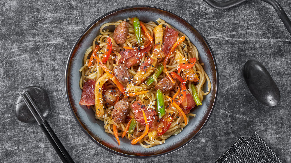 Вок Курица терияки