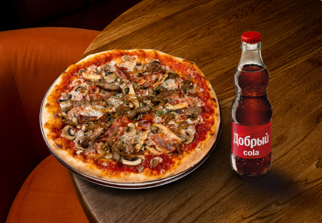 Барбекю 28 см + Добрый кола 0,25 л