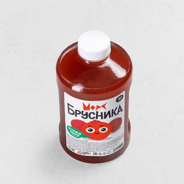 Морс брусничный 1л