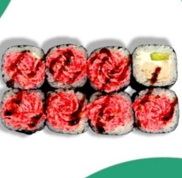 Запеченный ролл с курицей