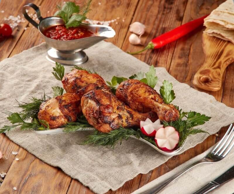 Шашлык из куриной голени