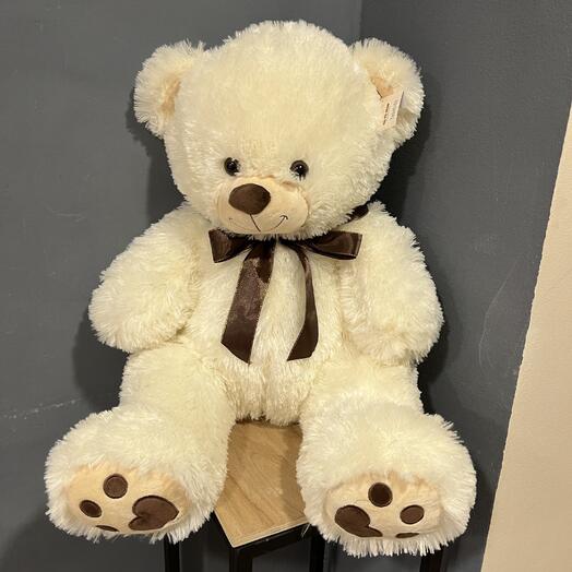 Мишка с бантиком 50 см