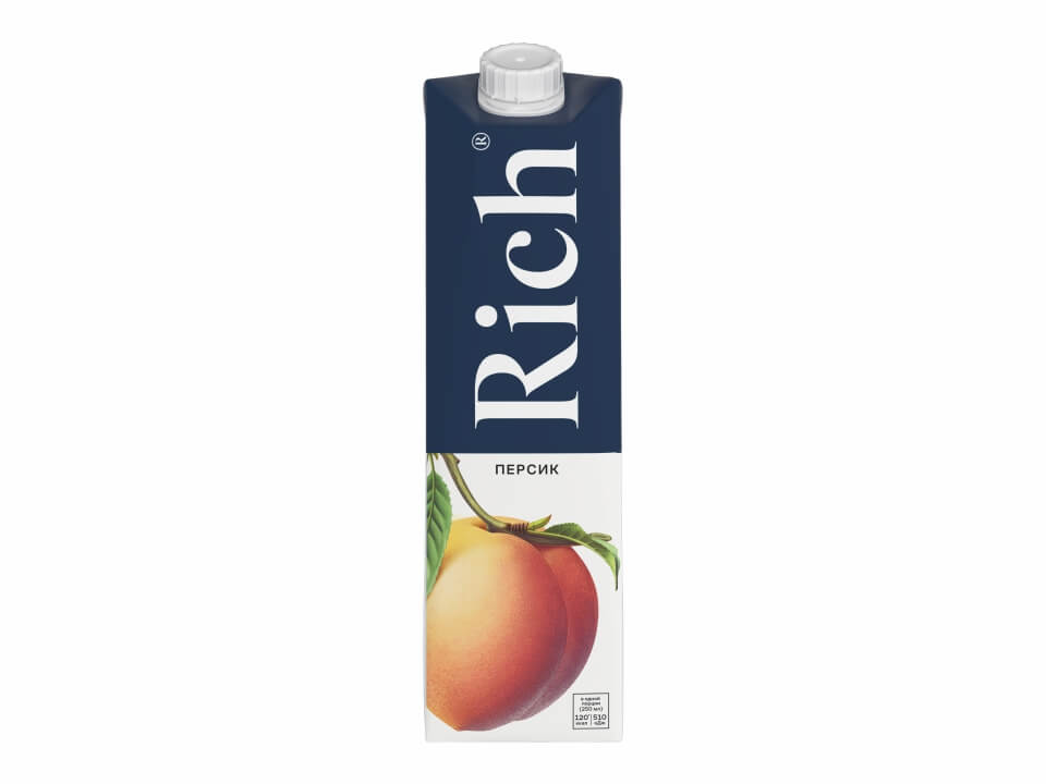 Сок персиковый Rich 1л
