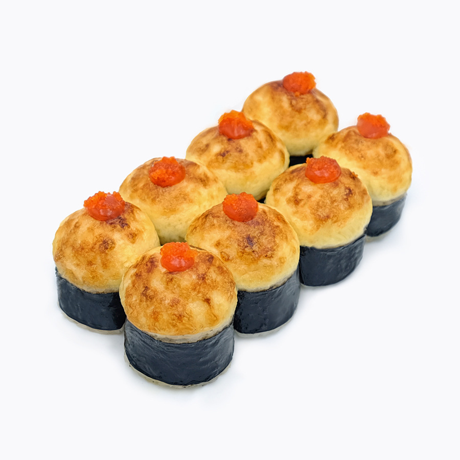 Запеченный ролл с лососем