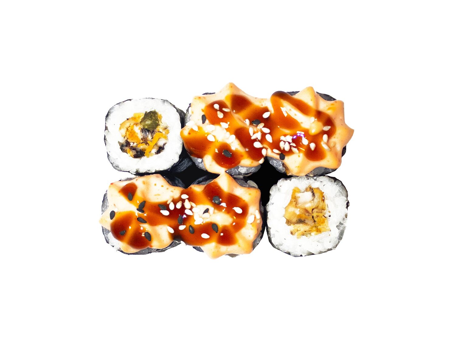 Запеченный ролл маки Спайси-мидии