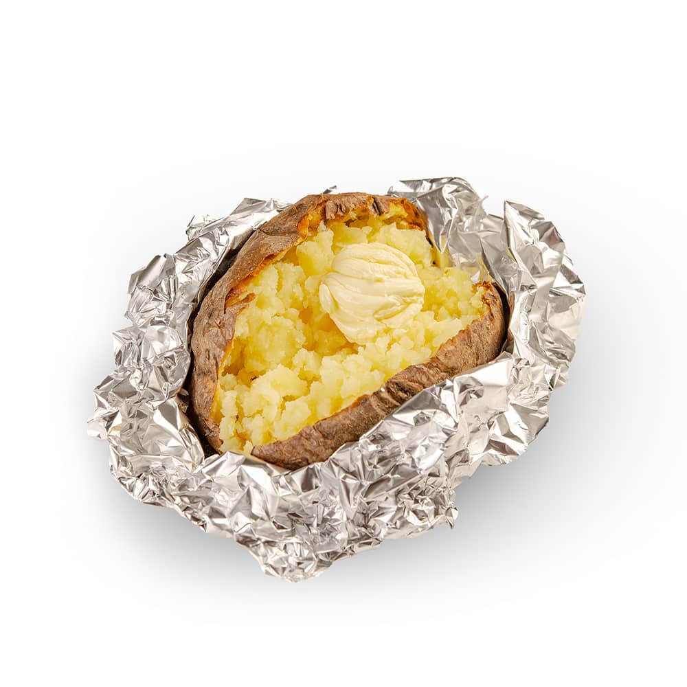 Запеченный картофель с маслом