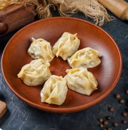 Манты с рубленой говядиной