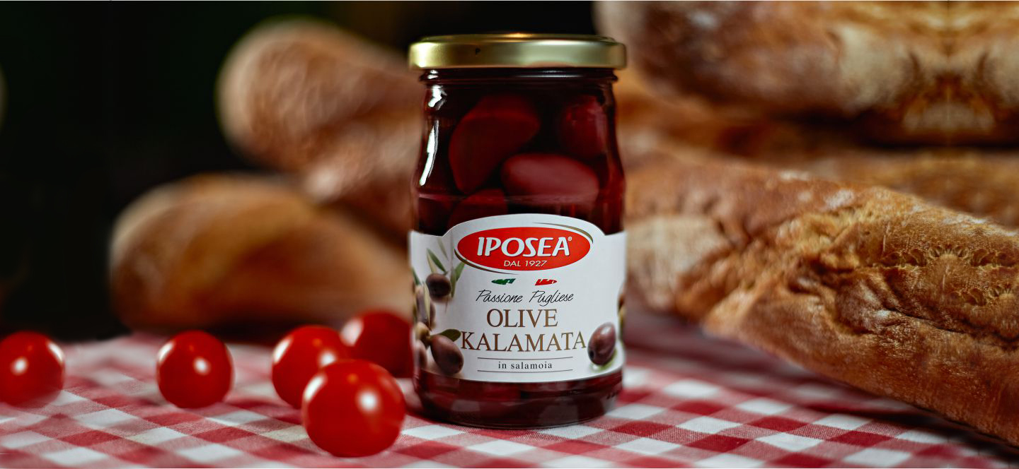 Оливки Kalamata IPOSEA целые