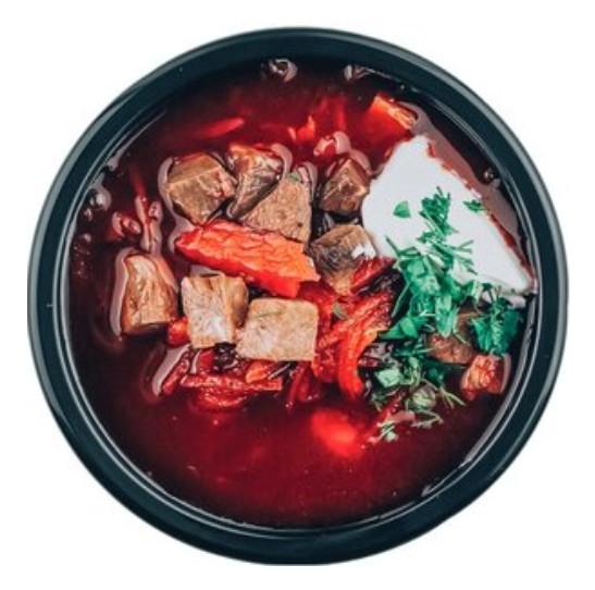 Борщ с курицей