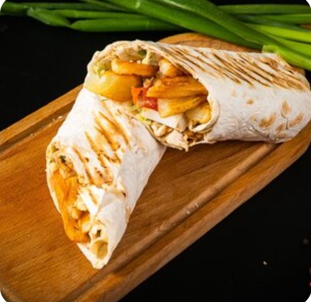 Шаурма с картошкой фри 