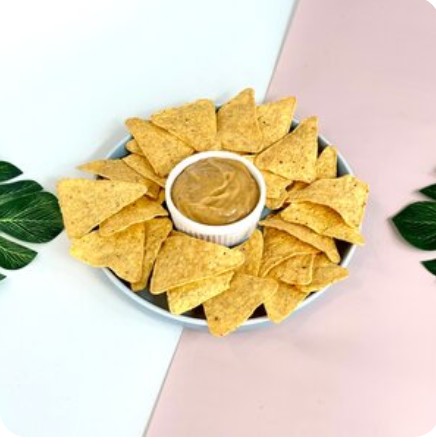 Начос с солью и гуакамоле